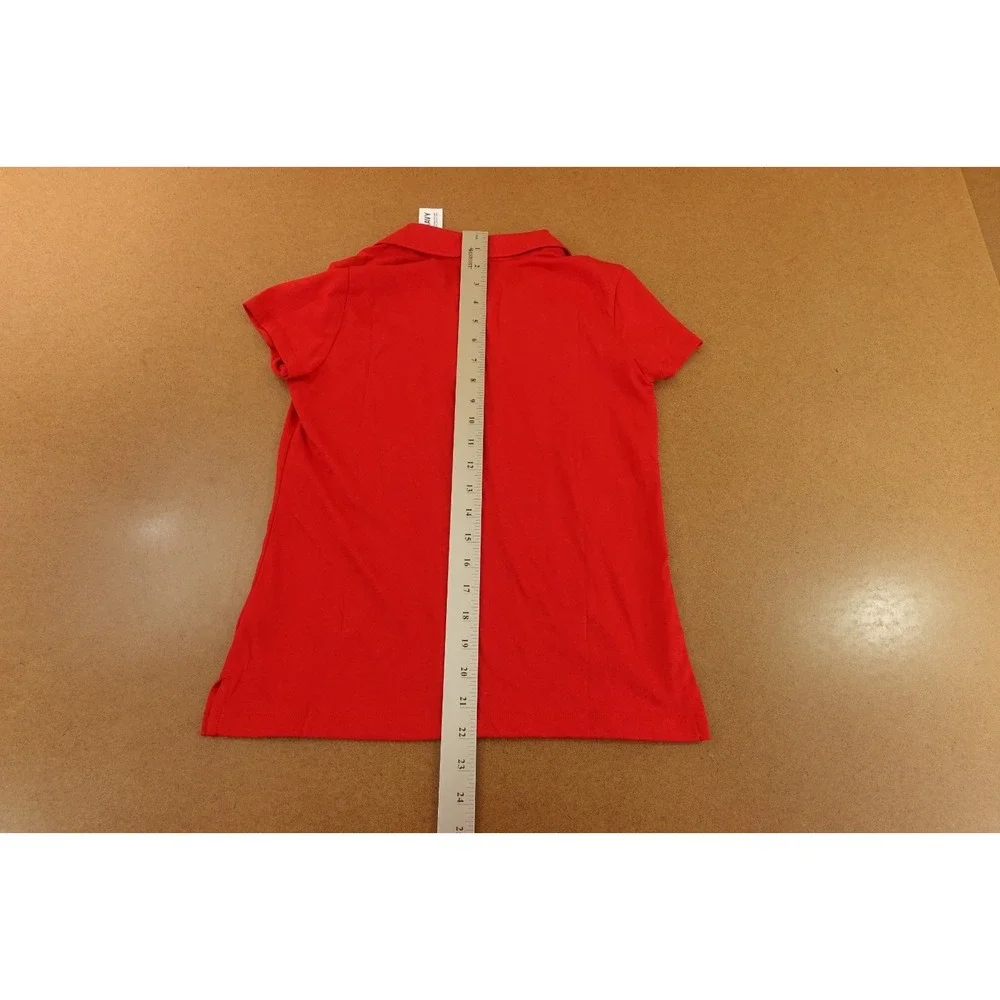 Old Navy Girls XL (14-16) Red Blue School Uniform Jersey Polo Shirt 2 Pieces NWT